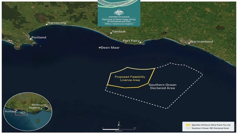 Australia provisionally approves 1.2 GW Spinifex offshore wind project in Victoria