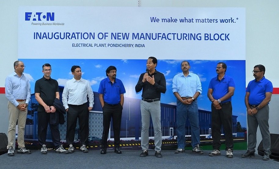 Eaton inaugurates expanded electrical manufacturing facility in Puducherry