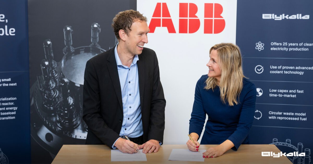 Blykalla and ABB partner to develop SMR pilot facility in Sweden for nuclear innovation