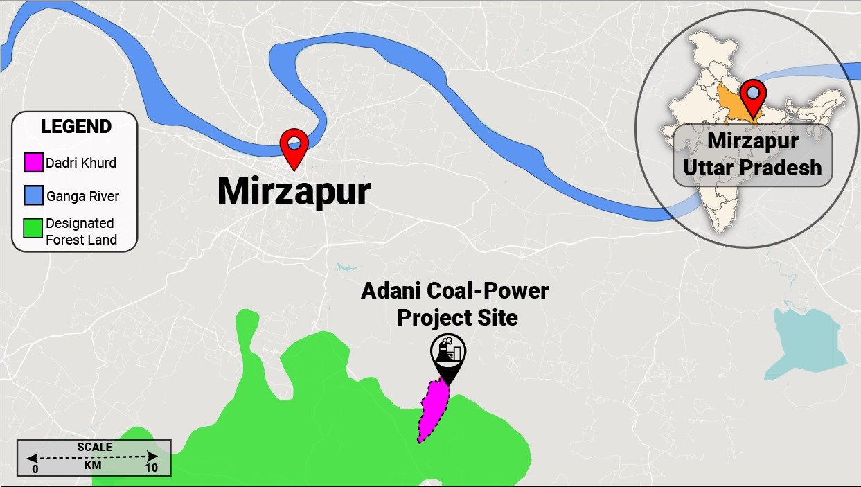 Graphic of proposed Mirzapur Thermal Power Plant