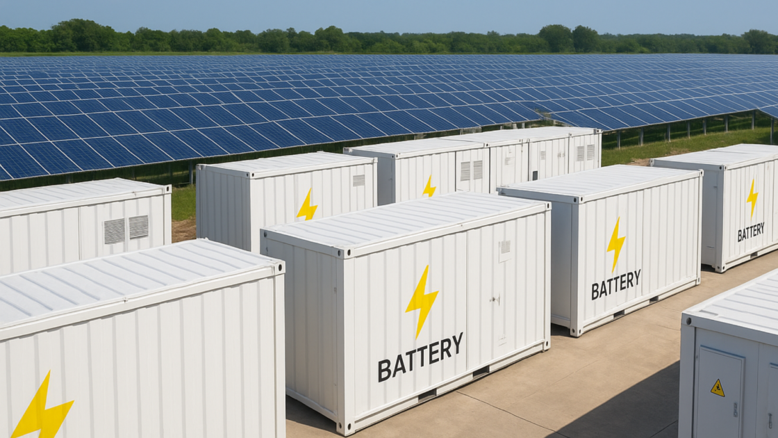 BESS kept with solar plants