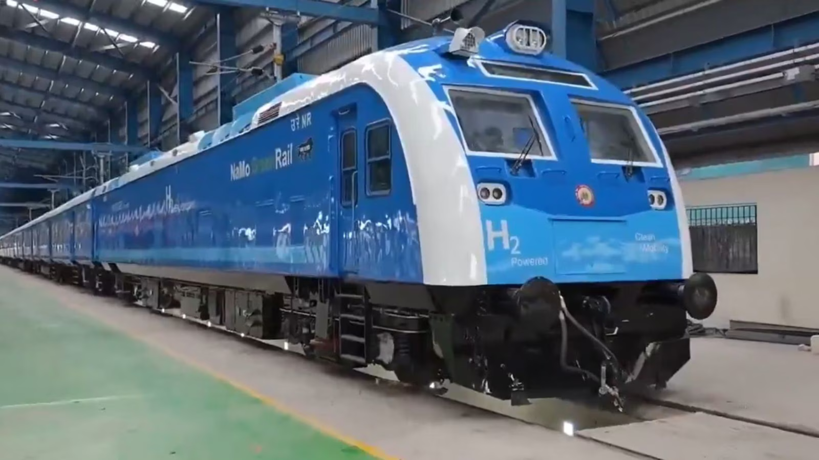 hydrogen powered train