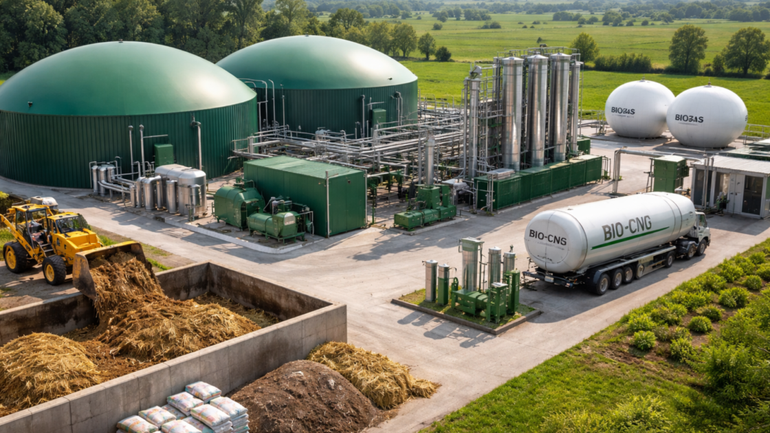 compressed biogas project