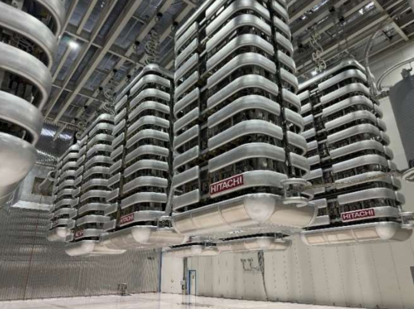 Valves hall at the converter station in Mumbai