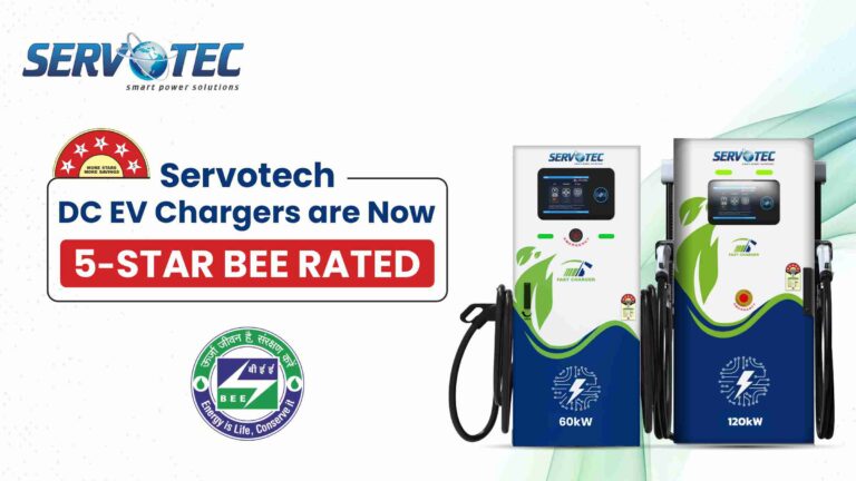 Servotech’s 60 kW, 120 kW EV chargers receive BEE 5-Star rating