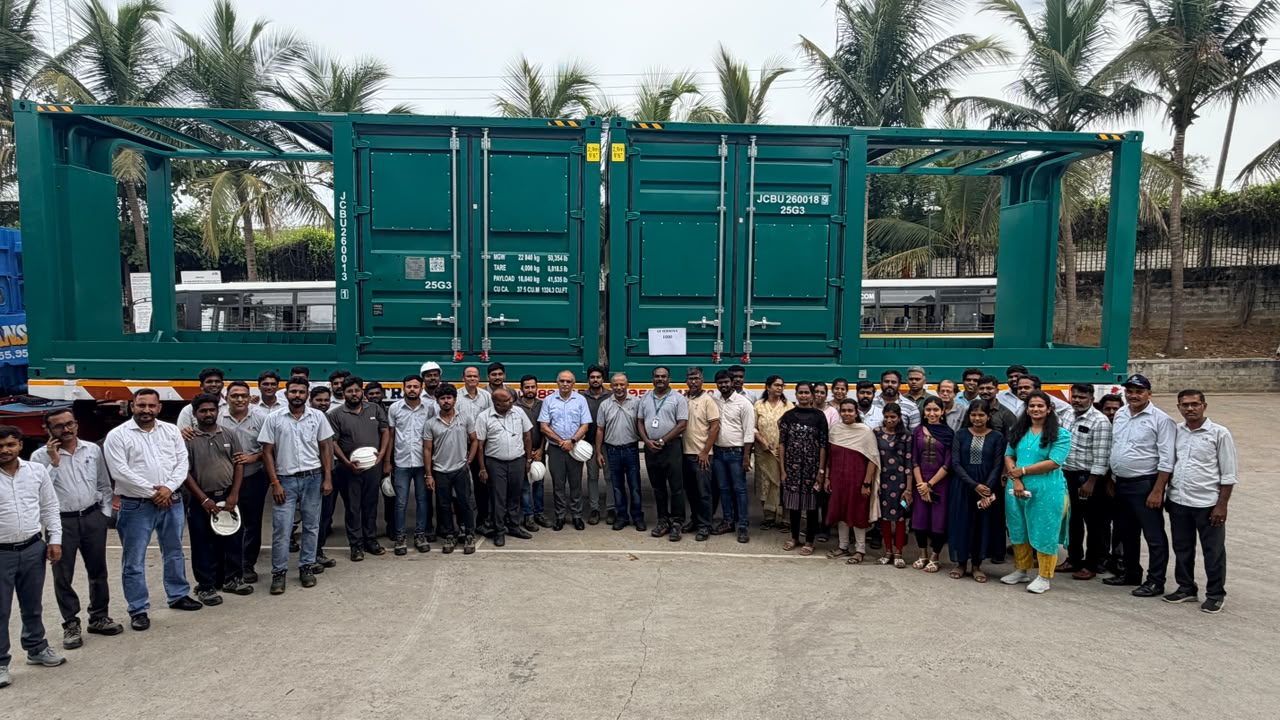 JCBL and Team for GE Vernova Containers