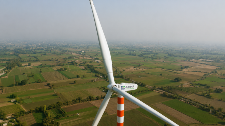 Juniper commissions India’s largest wind turbine