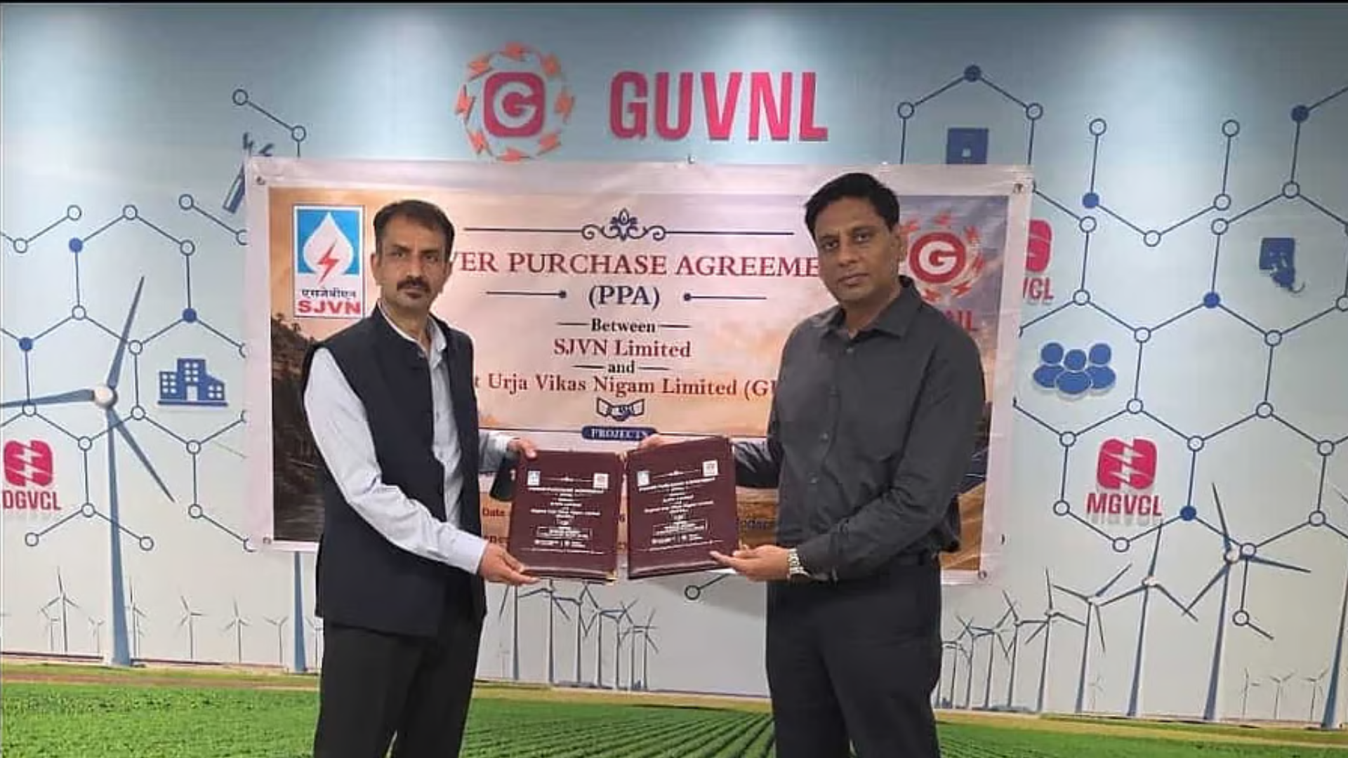 SJVN signs PPAs with GUVNL for 658 MW of hydro projects. The agreements secure long-term power offtake.