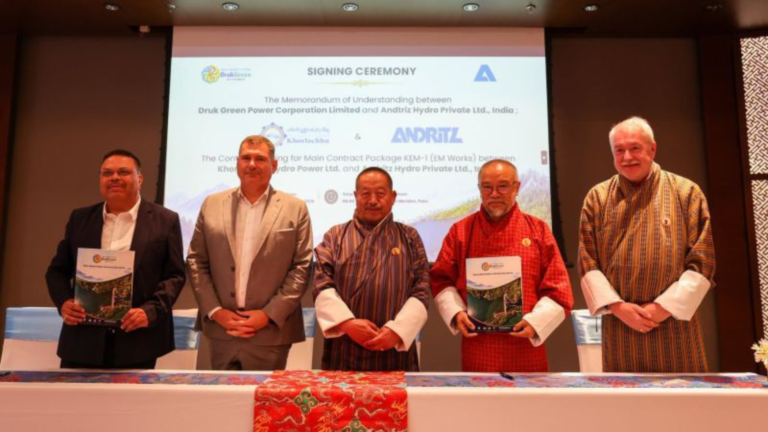 ANDRITZ bags electro-mechanical contract for Bhutan's 600 MW Khorlochhu project