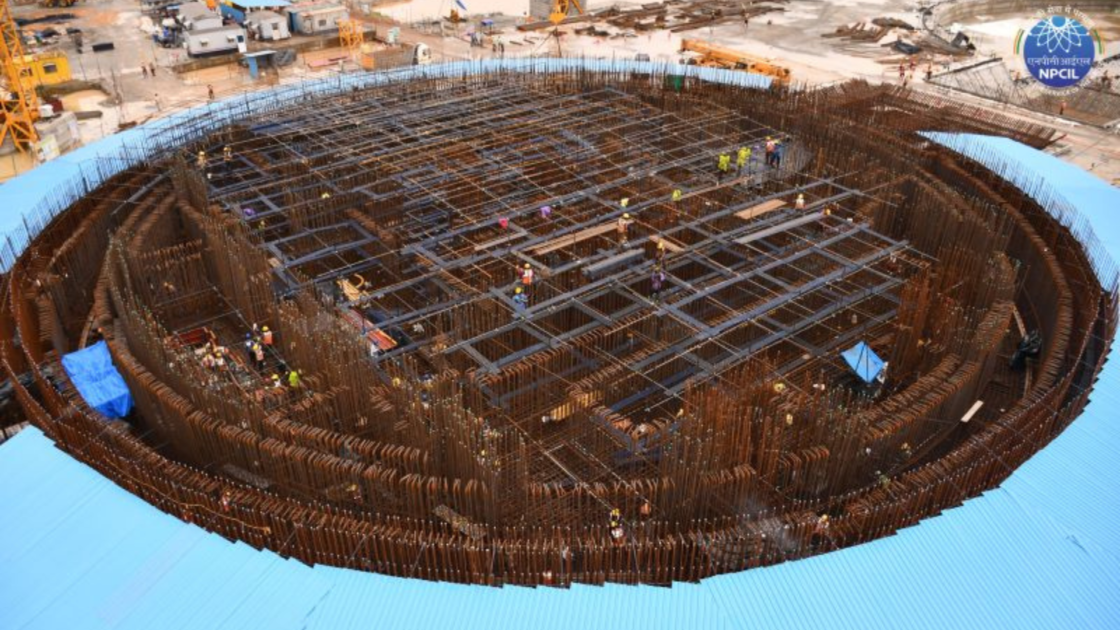 7,250 m³ Reactor Foundation Pour at Kaiga 5 & 6