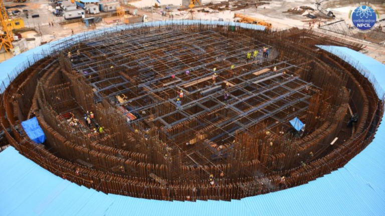 7,250 m³ Reactor Foundation Pour at Kaiga 5 & 6