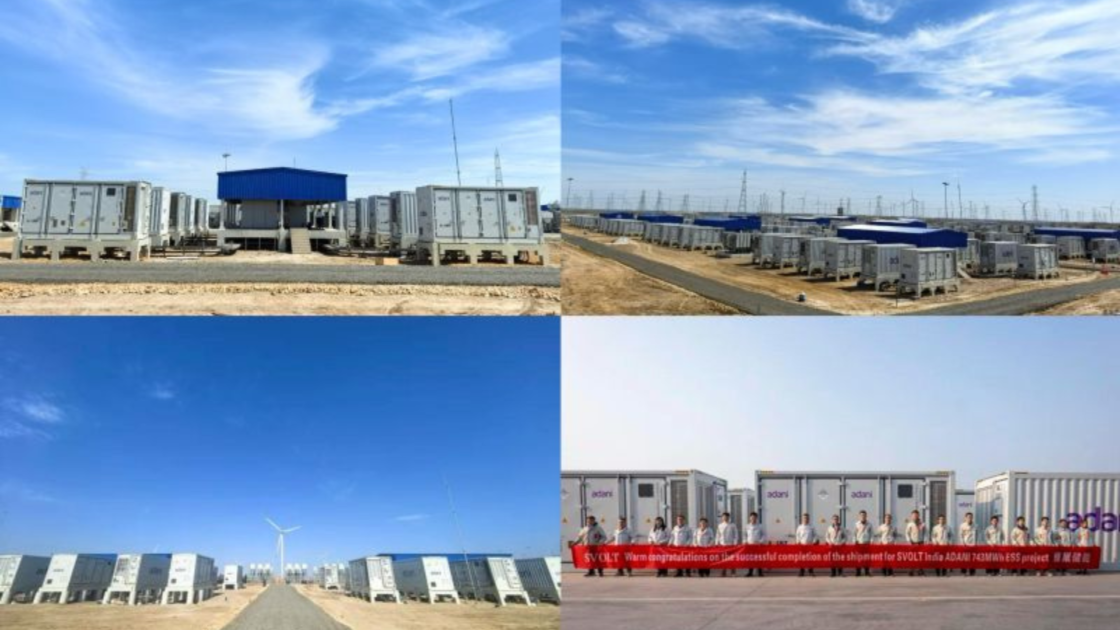 SVOLT Wins 700+ MWh Battery Storage Project from Adani Green Energy