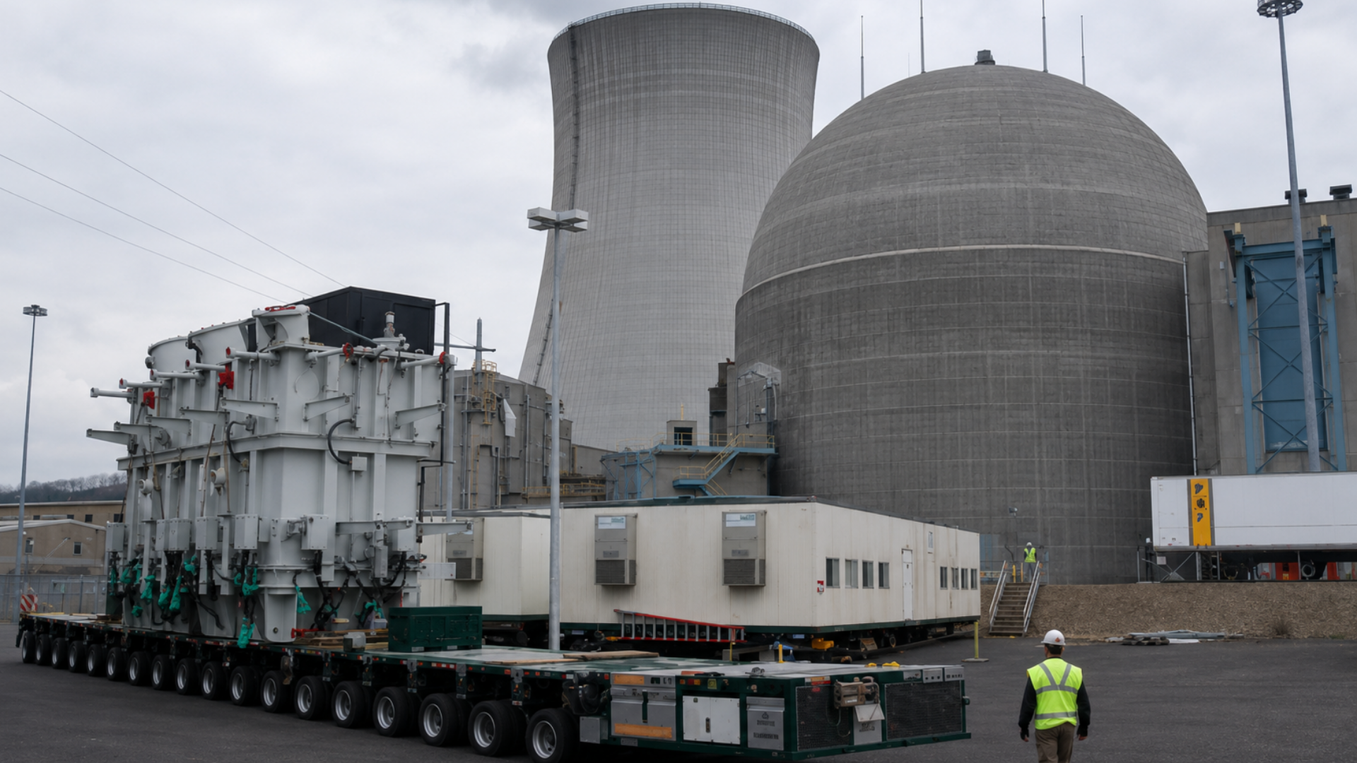 Transformer for a nuclear power plant