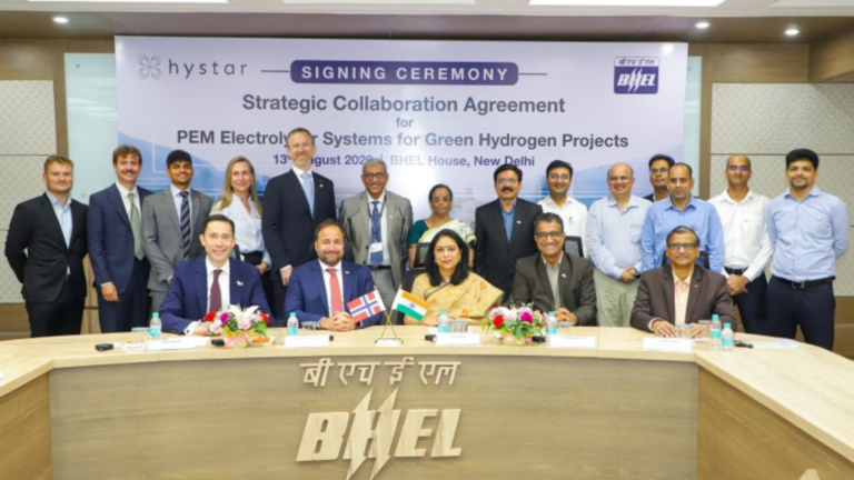 BHEL, Hystar partner to localise PEM electrolyser manufacturing in India