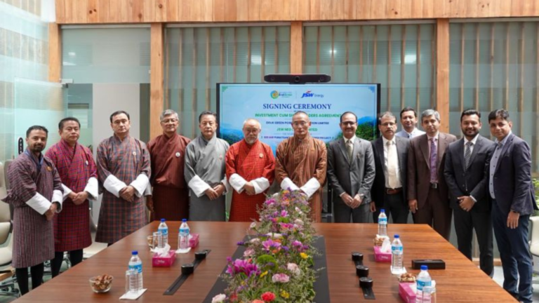 JSW Energy signs pact for 920 MW Bhutan hydro project