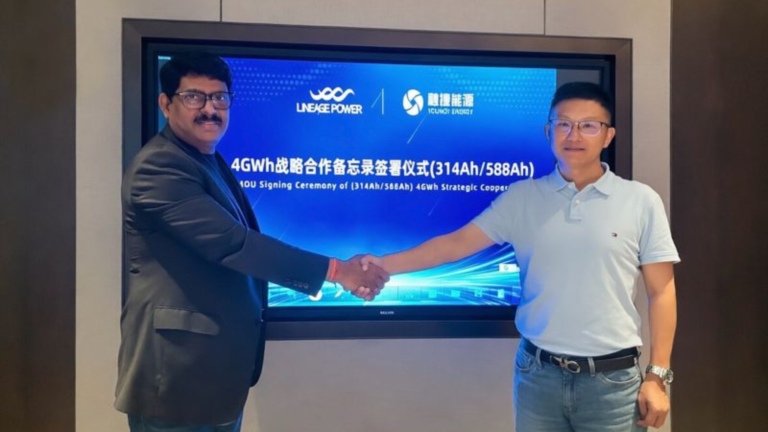 Lineage Power Secures 4GWh LFP Battery Supply From RJE Tech